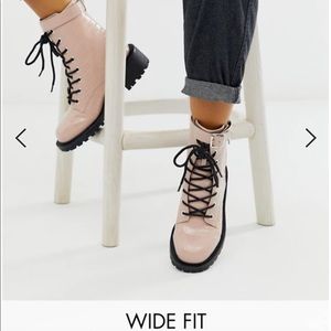 ASOS pale pink boots
